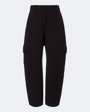 Lisa Yang Azaria Cashmere Barrel-Leg Trousers - Black