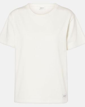Saint Laurent T-Shirt With Logo Patch - White