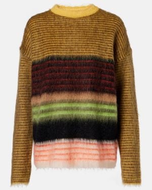La DoubleJ Pullover Berra Aus Einem Mohairgemisch - Grün