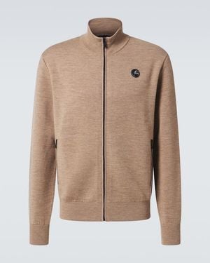 Fusalp Mayeul Wool-Blend Zip-Up Cardigan - Natural