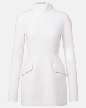 Sportmax Tefrite Crepe Minidress - White
