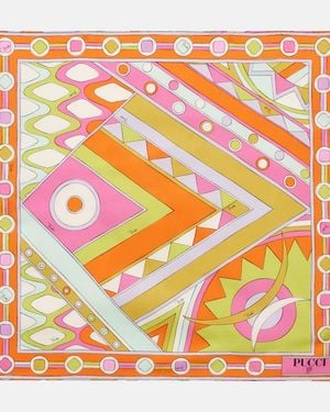 PUCCI Vivara Silk Twill Scarf - Multicolour