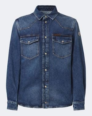 Moncler Denim Western Shirt - Blue