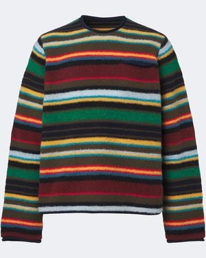 Sacai Pullover Aus Einem Wollgemisch - Grün