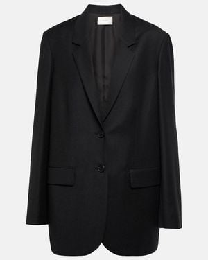 The Row Dustina Virgin Wool Blazer - Black