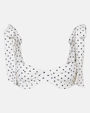 SAME Top Bikini Lady A Pois - Metallizzato