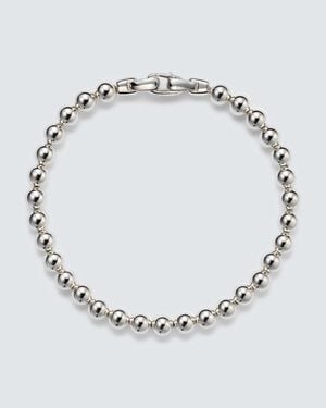 David Yurman Spiritual Beads Sterling Bracelet - Metallic