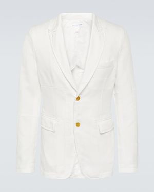 Comme des Garçons Twill Blazer - White