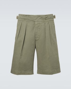 Rubinacci Shorts Manny Aus Baumwolle - Grün