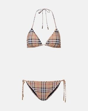 Burberry Bikini Check - Weiß