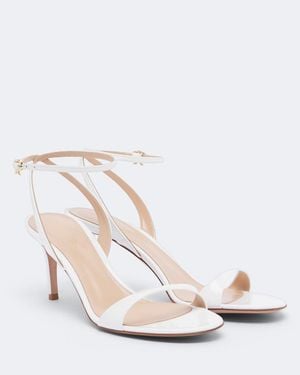 Gianvito Rossi Patent Leather Sandals - White
