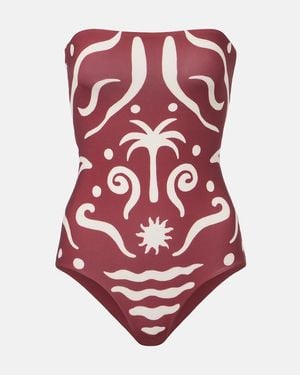 Cala De La Cruz Allison Swimsuit - Red