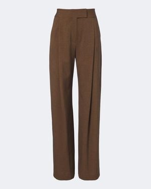 The Sei Pantalones Anchos De Crepe - Marrón