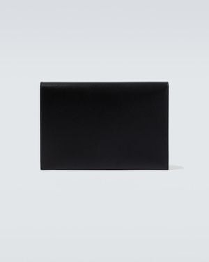 The Row Leather Pouch - Black