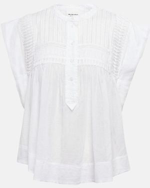 Isabel Marant Leaza Top - White