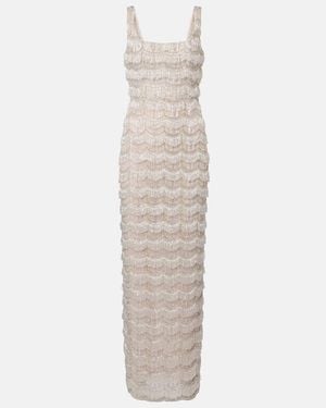 Rachel Gilbert Sadie Embellished Gown - White