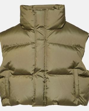 Wardrobe NYC Cropped Down Vest - Green