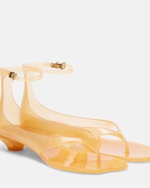 Chloé Sandalias Jelly - Metálico