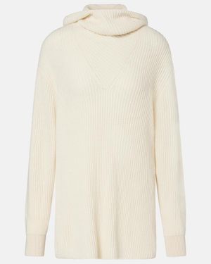 Loro Piana Juniper Hooded Cashmere Jumper - Natural