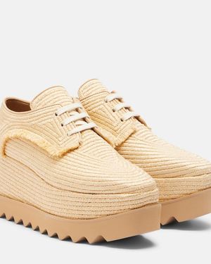 Stella McCartney Elyse Woven Platforms - Natural