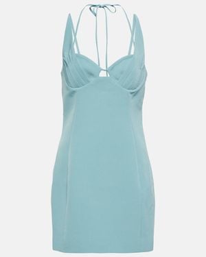 Jonathan Simkhai Cutout Minidress - Blue