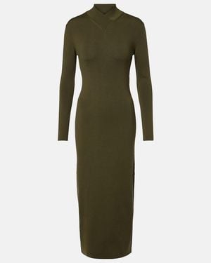 Tom Ford Knitted Wool Midi Dress - Green