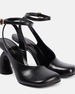 Dries Van Noten 95 Leather Pumps - Black