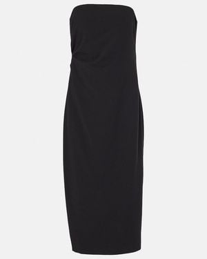 Vince Strapless Midi Dress - Blue