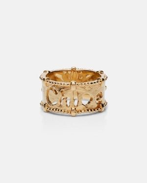 Chloé Logo Ring - White