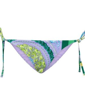 Versace Bikini-Hoeschen Barocco Mosaic - Blau