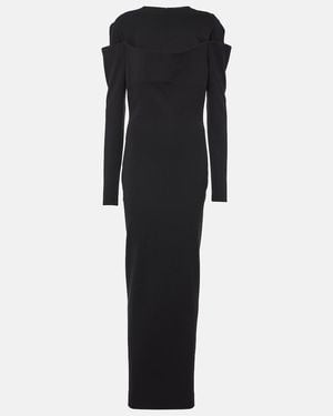 Jacquemus Sabre Jersey Maxi Dress - Black