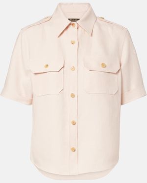 Loro Piana Annalisa Linen Shirt - Natural