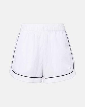 Alo Yoga Motivate Logo Shorts - White