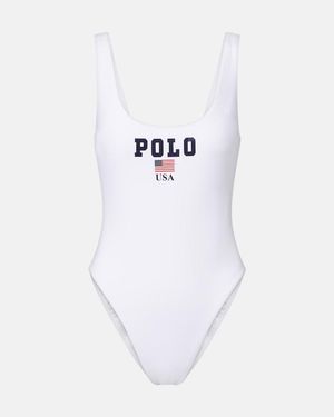 Polo Ralph Lauren Badeanzug - Weiß