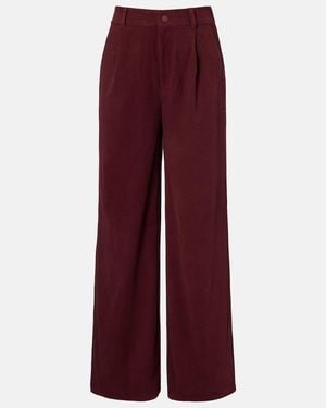 Varley Weite Hose Floris Aus Cord - Rot