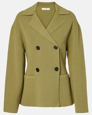 Co. Double-Breasted Blazer - Green