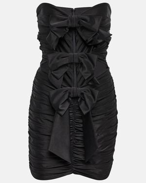 Alexandre Vauthier Strapless Jersey Minidress - Black