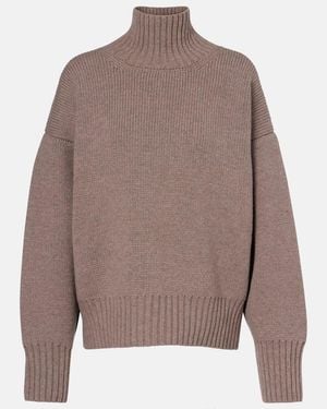 Rohe Wool Turtleneck Jumper - Brown