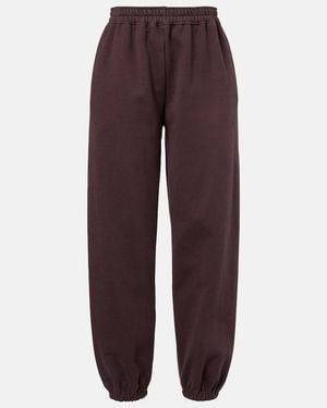 Magda Butrym Cotton Joggers - Purple