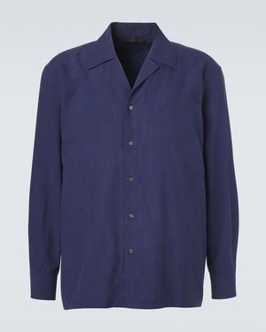 Saman Amel Silk Shirt - Blue
