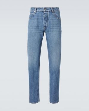 Bottega Veneta Mid-Rise Straight Jeans - Blue