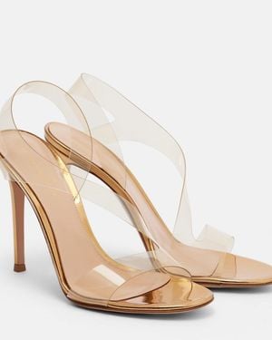 Gianvito Rossi Metropolis Tpu Sandals - Natural