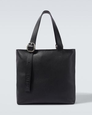 Loewe Tote Bag Loop Aus Leder - Schwarz