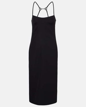 Gucci Horsebit Embellished Midi Dress - Blue