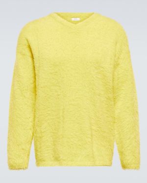 ERL Brushed Jumper - Yellow
