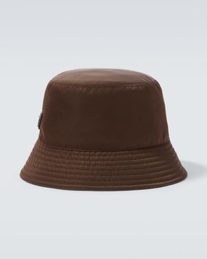 Prada Re-Nylon Bucket Hat - Brown