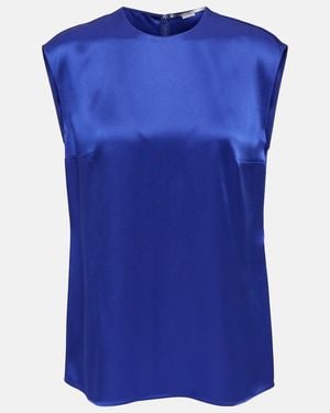 Stella McCartney Satin Top - Blue