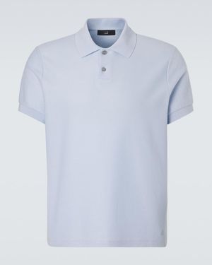 dunhill Polo De Algodon - Azul