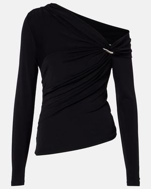 Veronica Beard Top Lozea Aus Jersey - Schwarz