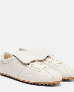 Tod's Leather T-Marathon Sneakers - White